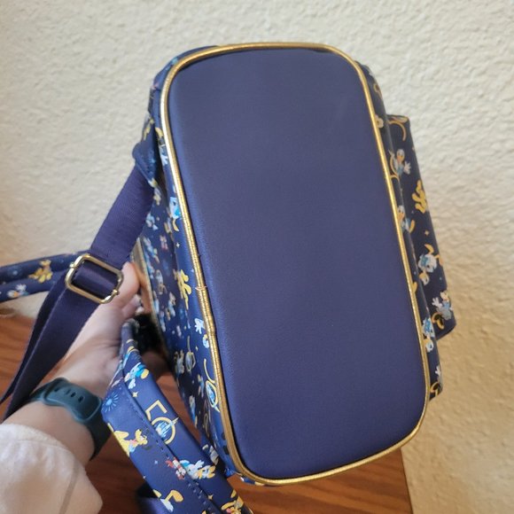 WDW Parks 50th Loungefly Mini Backpack Ears Holder Disney World Used Once - Picture 4 of 16